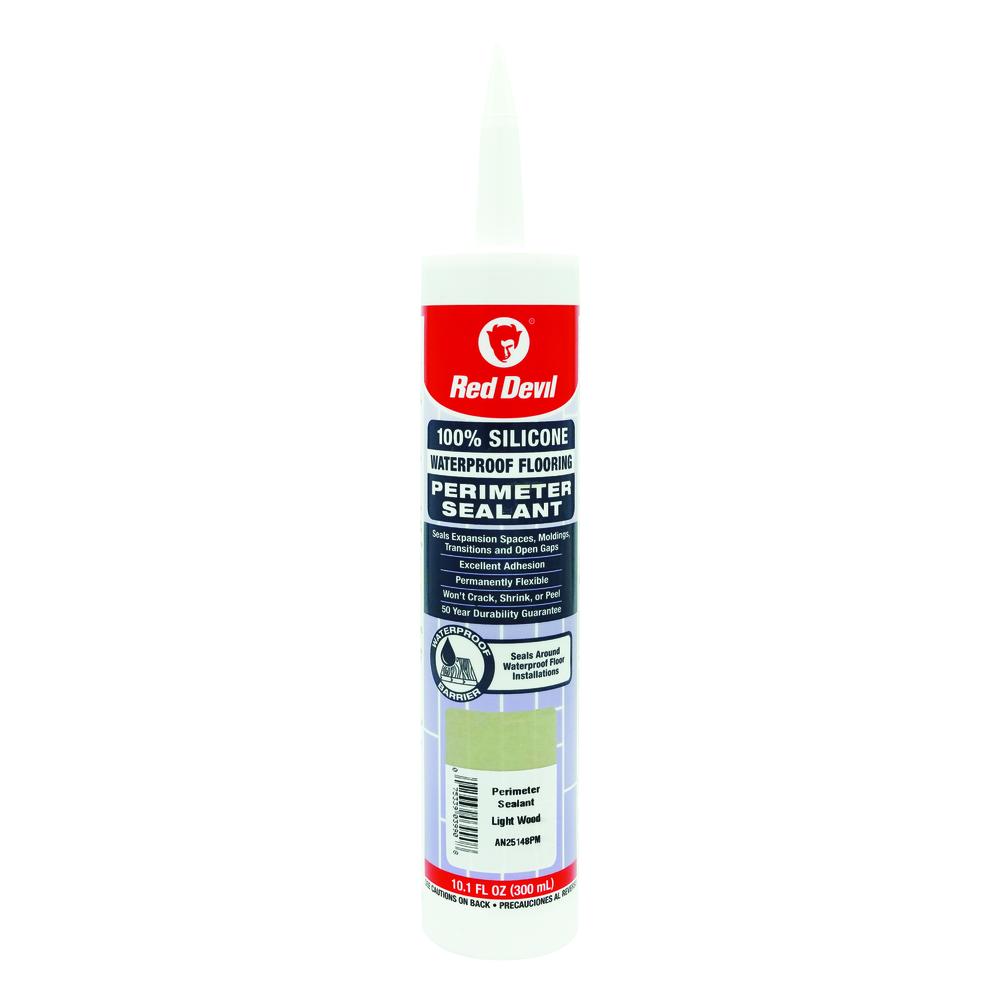 Red Devil® Light Wood 100% Silicone Waterproof Flooring Perimeter