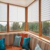 Redi Shade® White Trim-at-Home Paper Light Filtering Cordless Pleated Shade - 36"W x 72"L - 4 Pack