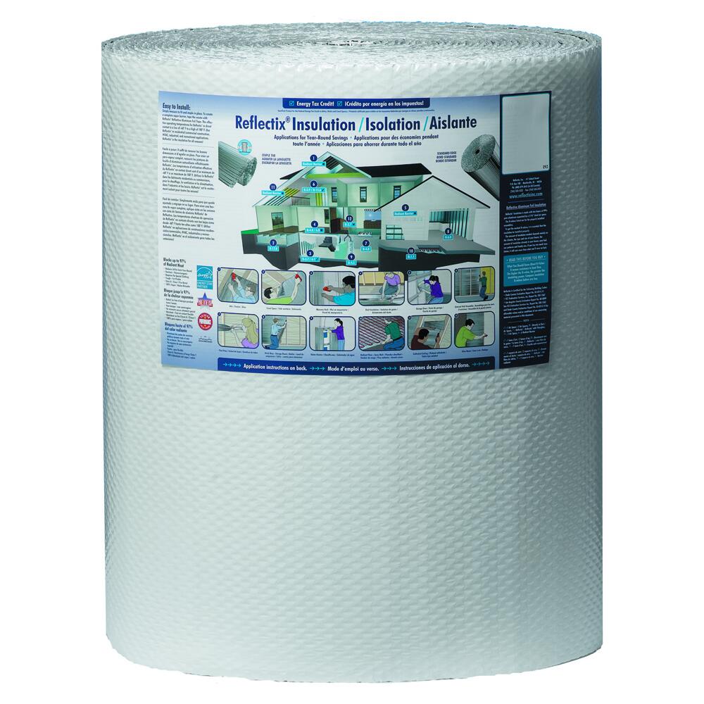 Reflectix R-3.2 Single Reflective/White Double Bubble Insulation 2' x 100'