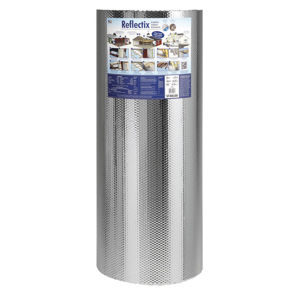 Reflectix R-3.7 Double Reflective Insulation with Staple Tab 2' x 100' Reflectix R-3.7 Double Reflective Insulation with Staple Tab 2' x 100'