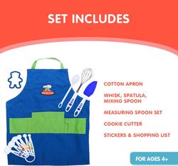 Curious Chef 11 Piece Denim Chefs Kit