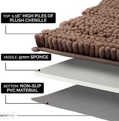 SlipX® Solutions® 15 x 27 Rubber Bath Mat at Menards®