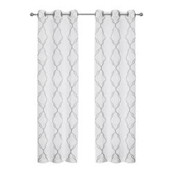 Regal Home Spiral Sheer Grommet Top Set of 2 Curtain Panel - JCPenney