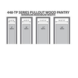 Rev-A-Shelf 11-inch Pull-Out Wood Tall Cabinet Pantry w