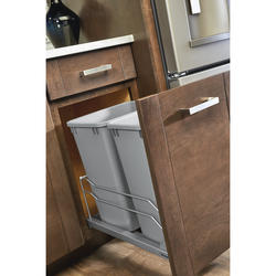 Rev A Shelf Double Pull Out Trash Can Soft Close Quart At Menards