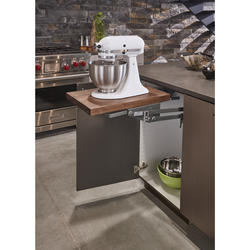 Rev-A-Shelf Heavy Duty Appliance Lift with Maple Shelf Soft Close ML-M –  CabinetHardwareSpecialties