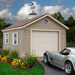 Best Barns Greenbriar 12 x 20 Garage Kit without Floor at Menards®