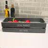 Designer's Image® 12 Quart Gray Washed Wood Crate