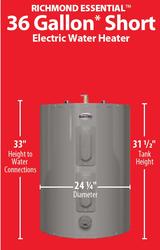 Electric Water Heaters at Menards®