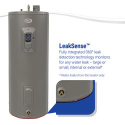 50 Gallon Electric Water Heater w/Touch Screen and Leak Detection - 12 Year  Warranty - 12 40 EGRS