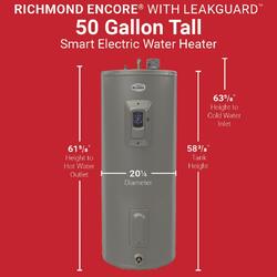 Richmond® Essential Plus® 50 Gallon 9-Year Electric Water Heater at Menards®