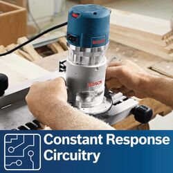 Menards Laminate Router Bosch® 12-Amp Corded 2.25 HP Plunge/Fixed Base Router Combo Kit at Menards®