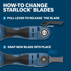 Bosch® Starlock® End-Cut Carbide Oscillating Multi-Tool Saw Blade