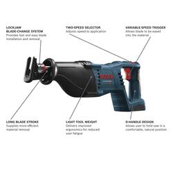 Bosch 18 Volt Cordless Reciprocating Saw Tool Only at Menards