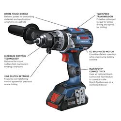 Bosch® Brute Tough™ 18-Volt Brushless Cordless 1/2" Hammer Drill Kit At ...