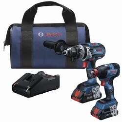 Bosch® 18-Volt Brushless Cordless 1/2 Hammer Drill and 2-In-1 Socket Impact  Driver Combo Kit at Menards®