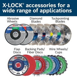 ロックアグール　4枚 Bosch® X-LOCK® 4-1/2