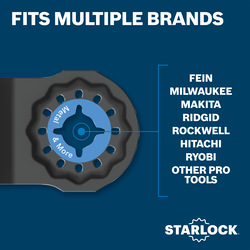 Bosch® Starlock® End-Cut Carbide Oscillating Multi-Tool Saw Blade