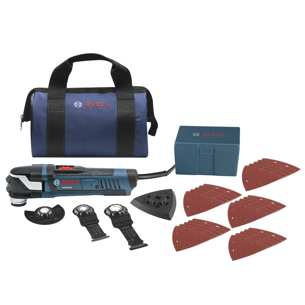 Bosch 4 Amp Corded StarlockPlus Oscillating Multi-Tool Kit (32-Piece)