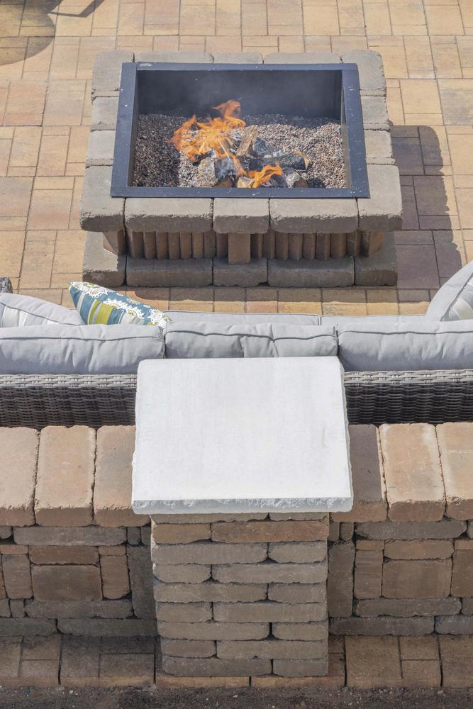25 x 25 Gray Pillar Cap 25 x 25 Gray Pillar Cap