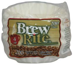 Brew Rite® 4-Cup Basket Style Coffee Filters - 200 ct. at Menards®