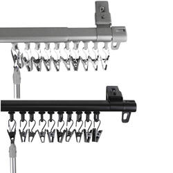 Haus Designs 28"-48" Silver Adjustable C Track Kit With Baton At Menards®