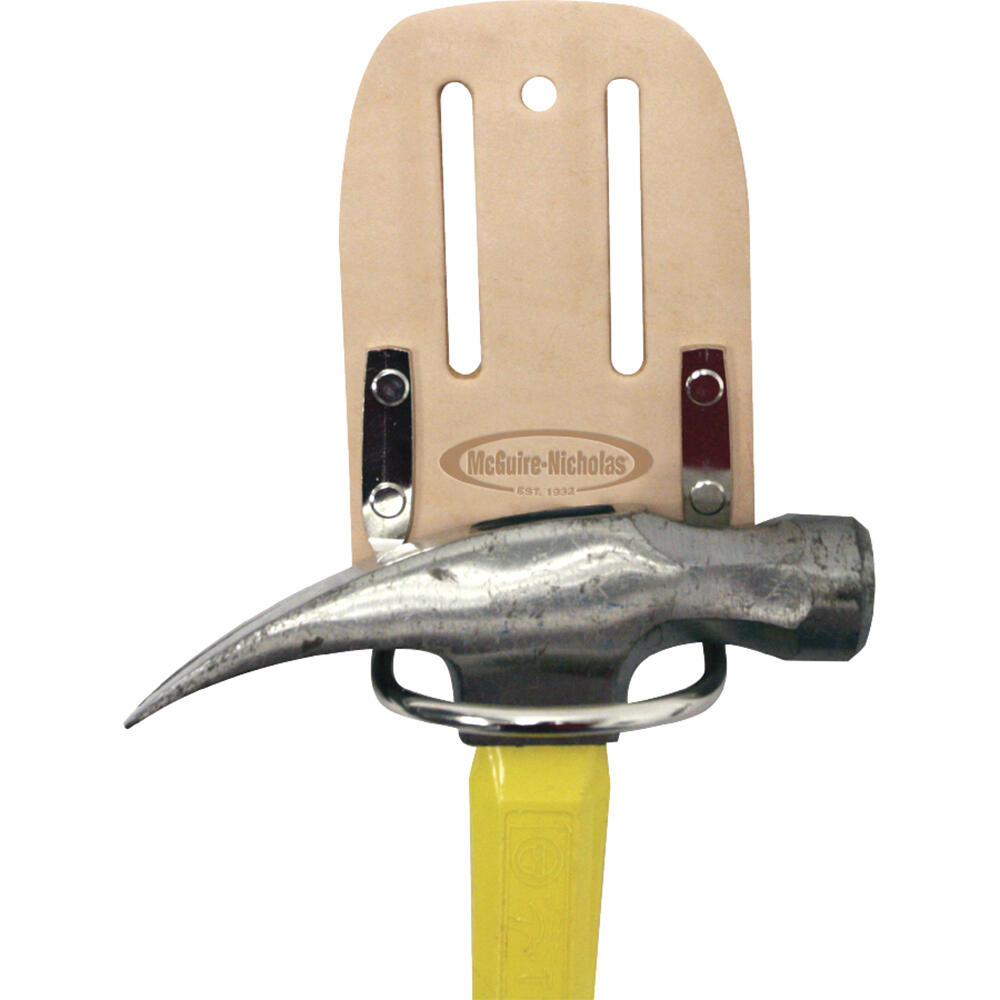 McGuire-Nicholas® Saddle Leather Tool Belt Hammer Holder