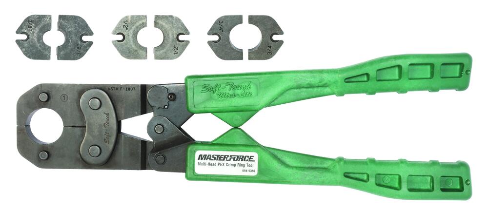 Multi-Head PEX Crimp Tool Kit Multi-Head PEX Crimp Tool Kit