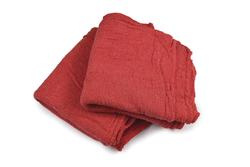 Red Shop Rags-25 lb Box