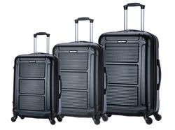 InUSA Hardside Spinner 3 Piece Luggage Set Black at Menards