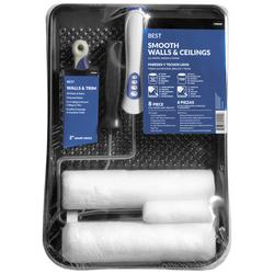 Valspar Walls, Ceilings and Trim+ 8-Piece Microfiber Paint Roller Kit in  the Paint Applicator Kits department at