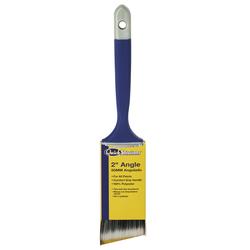 Plush Shorty 2 inch Angled Brush Ideal to use when cutting in on corners  and edges, lightweight, short handled and soft, yet firm.