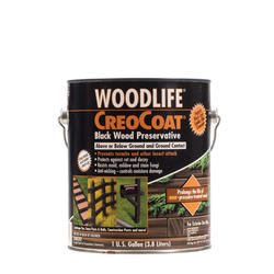 Rust-Oleum 14436 Creocoat Wood Preservative 1 Gallon Black