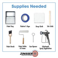 Zinsser® Bulls Eye 1-2-3® Interior/Exterior White Water-Base All