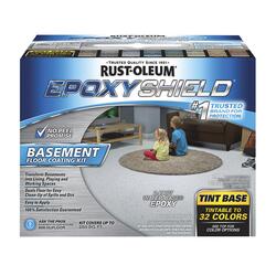 Rust Oleum Epoxyshield Satin Sage Basement Floor Coating Kit Oz