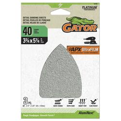 Detail Sander Sandpaper, Assorted 40/80/120/180/240 Grits