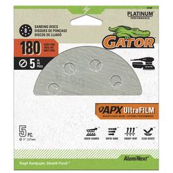 DRLIFE 5-Inch 180-Grit Sanding Discs - 100-Pack 8-Hole Hook & Loop For Orbital Sander - View #9