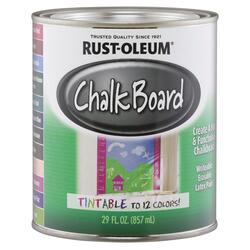 Rust-Oleum Black Quart Flat Chalk Board Paint – Hemlock Hardware