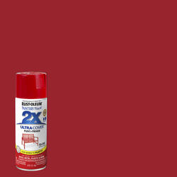 12 Oz Rust-Oleum Brands 249124 Apple Red Ultra Cover 2X Enamel