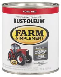 Rust-Oleum® Farm & Implement Ford Red Enamel Paint - 1 qt. at Menards®