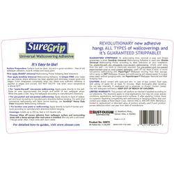 Zinsser 62008 SureGrip All-Purpose Adhesive and Wall Size, 8 oz