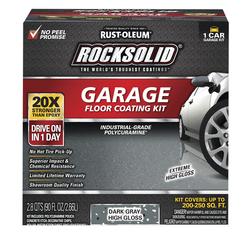 Rust-Oleum® RockSolid® Polycuramine High-Gloss Dark Gray 1-Car Garage ...