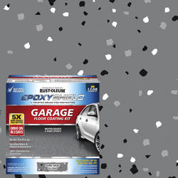 Rust-Oleum® EPOXYSHIELD® Gloss Dark Gray 1-Car Garage Floor Coating Kit ...
