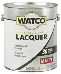 Watco® Interior Oil-Base Crystal Clear Matte Wood Lacquer - 1 gal. at  Menards®