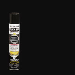 Rust-Oleum 340455-6PK Truck Bed Spray Turbo, 1.5 Pound (Pack of 6), Black, 144 Ounce