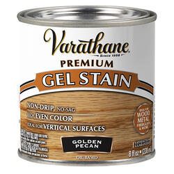 Varathane® Premium Interior Oil-Base Golden Pecan Gel Stain - 1/2 pt.