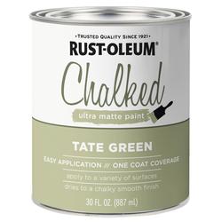 Rust-Oleum® Chalked Interior Tate Green Ultra Matte Paint - 1 qt