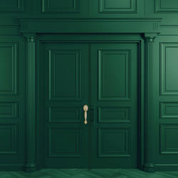 Rust-Oleum 376514 Advanced Dry Door & Trim Paint, Quart, Satin Vermont Green