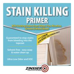 Zinsser B.I.N Primer, Sealer Stain Killer Paint White 500ml