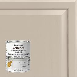 Pure White, Rust-Oleum Transformations Semi-Gloss Cabinet & Trim Paint 372007 Quart